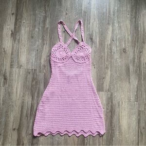 SOLD DO NOT BUY!! meshki monica crochet mini dress